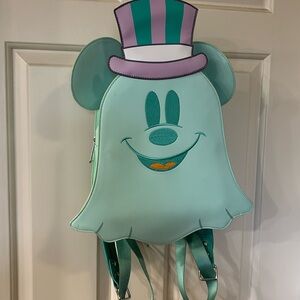 Loungefly Pastel Ghost Mickey Mouse Glow-in-the-Dark Mini Backpack